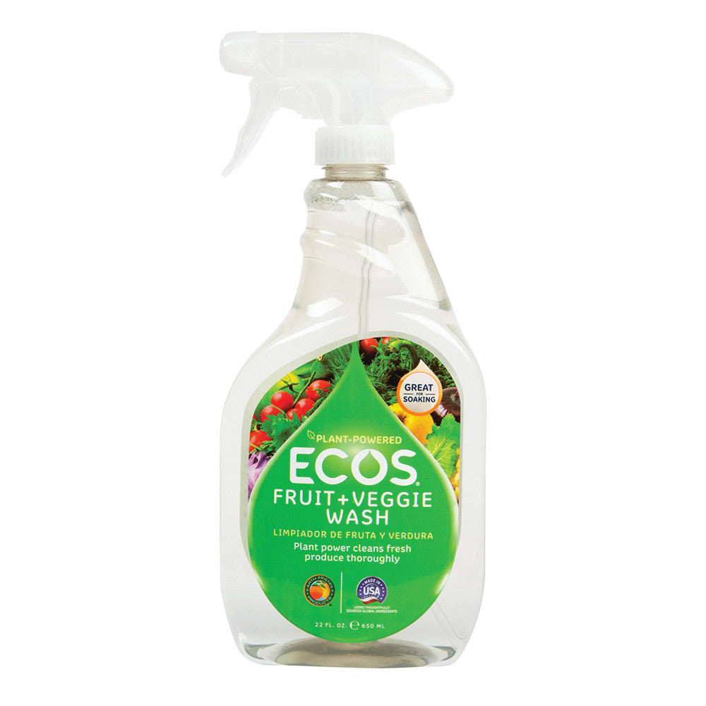 Earth Friendly Fruit And Vegetable Wash 22 Oz Spray