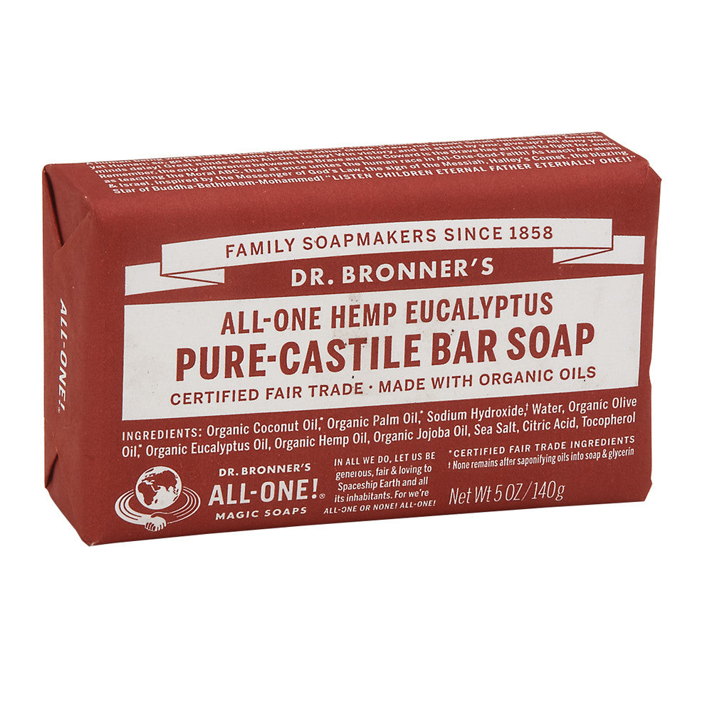 Dr. Bronner'S Eucalyptus Magic Bar 5 Oz Soap