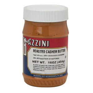 Wholesale Bazzini Smooth Roasted Cashew Butter 16 Oz Jar 1ct Each- Bulk