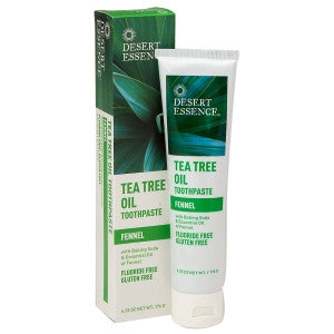 Wholesale Desert Essence Neem And Tea Tree Oil Fennel Toothpaste 6.25 Oz Tube 1ct Each Bulk