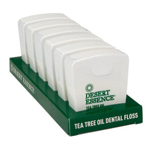 Wholesale Desert Essence Tea Tree Oil Dental Floss 50 Yard 6ct Box Bulk