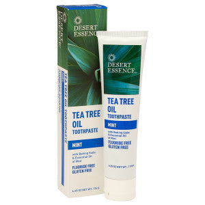 Wholesale Desert Essence Tea Tree Oil Mint Toothpaste 6.25 Oz Tube 1ct Each Bulk