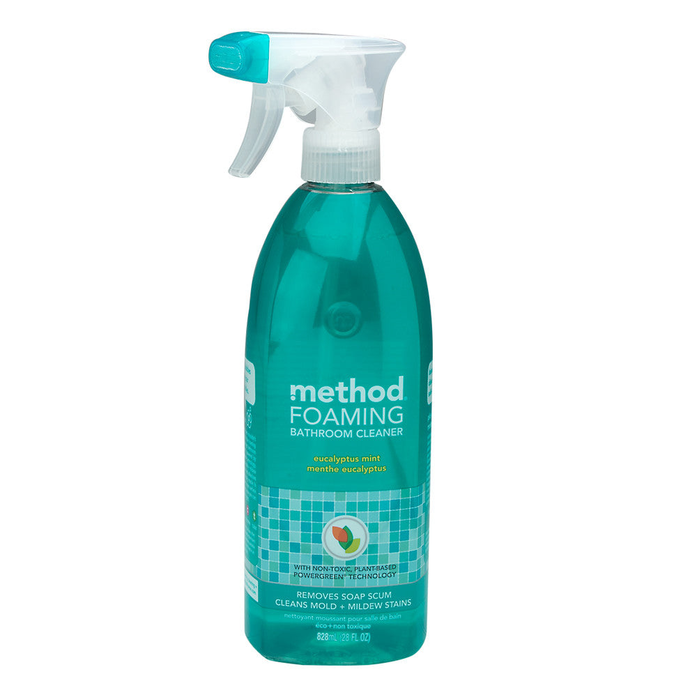 Method Foam Bath Cleaner Eucalyptus Mint 28 Oz Spray Bottle