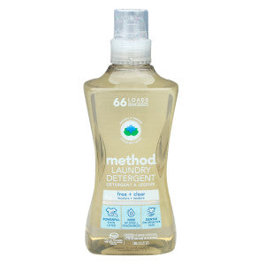 Wholesale Method 4X Laundry Detergent Free Cleaner 66 Load 53.5 Oz Bottle- Bulk