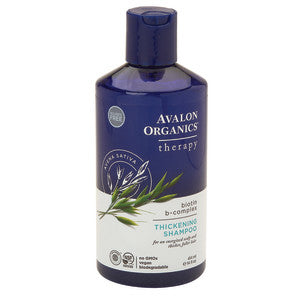 Wholesale Avalon Organics Biotin Complex Thickening Shampoo 14 Oz Bottle- Bulk