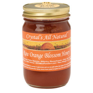 Wholesale Crystal'S Honey Raw Orange Blossom Honey 17 Oz Jar - 6ct Case Bulk