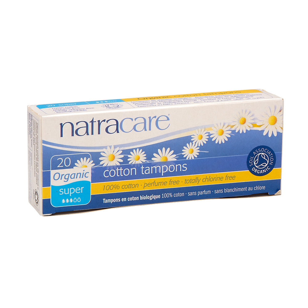 Wholesale Natracare Organic Spring Tampons Style Box- Bulk