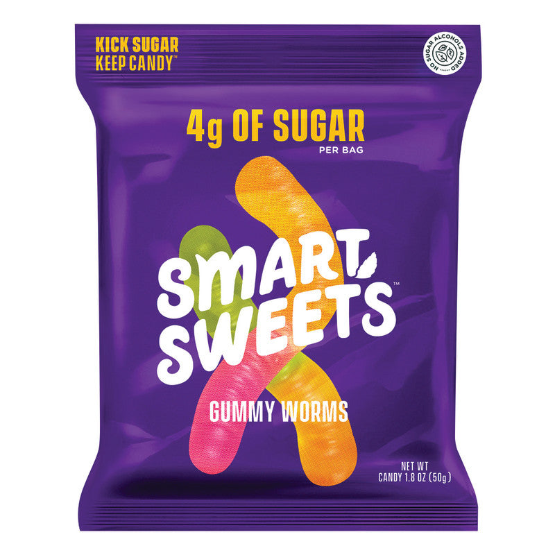 Wholesale Smartsweets Gummy Worms 1.8 Oz Pouch Bulk