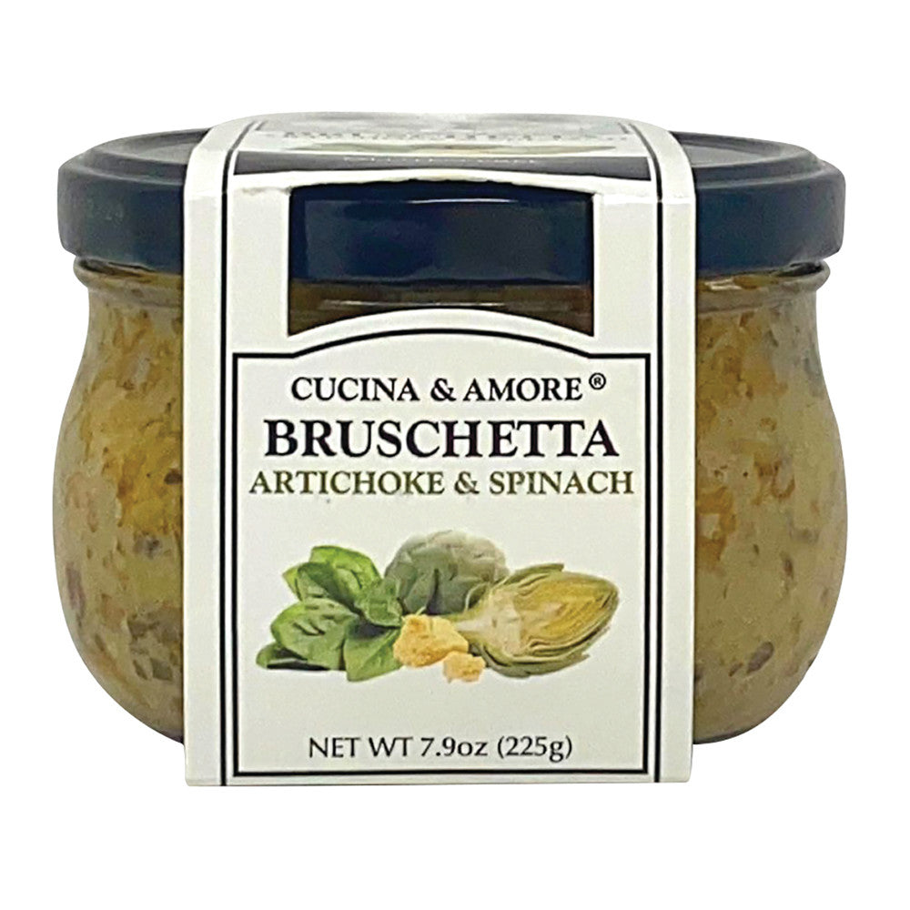 Wholesale Cucina & Amore Brushetta Artichoke & Spinach 7.9 Oz Jar- Bulk
