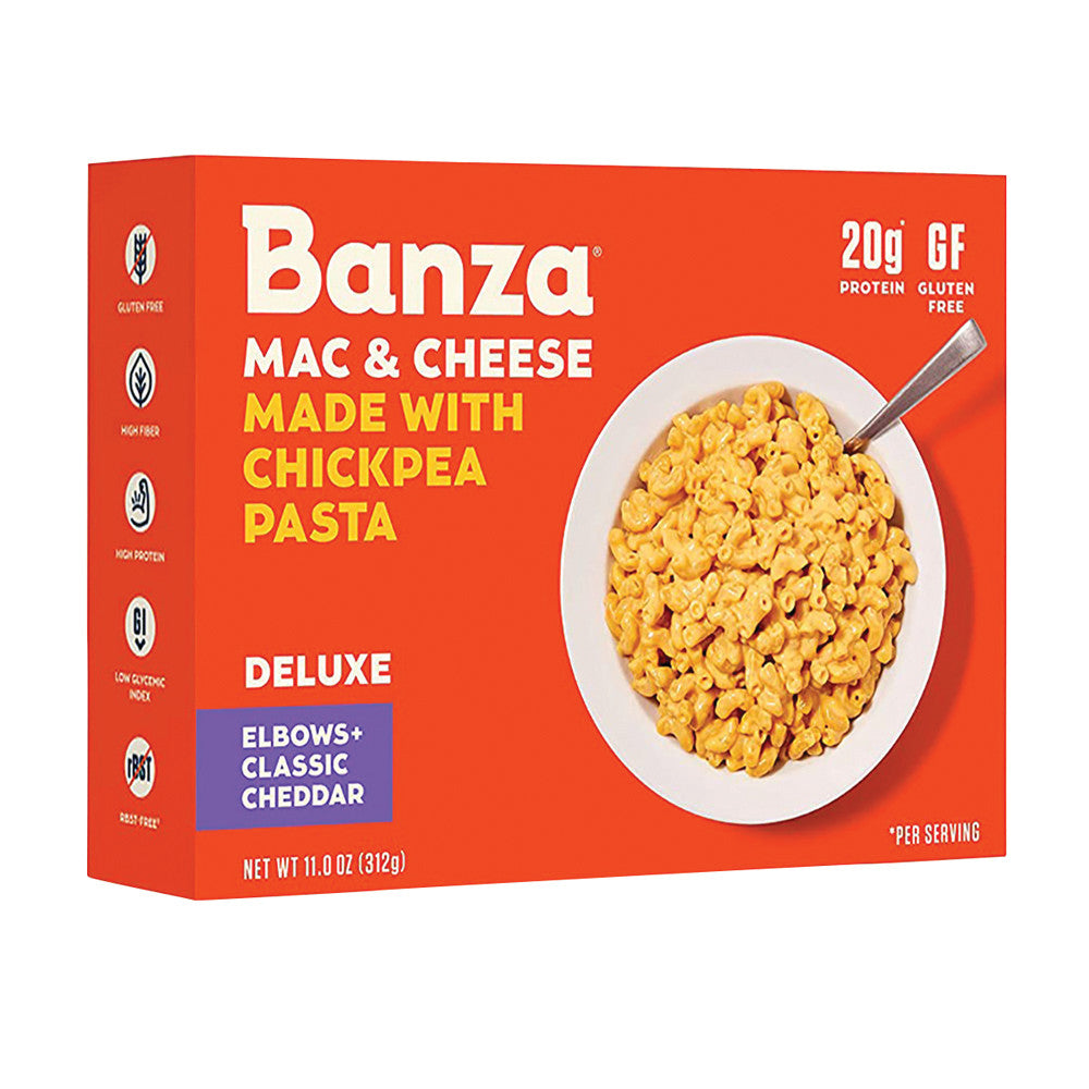 Banza Mac & Cheese Deluxe W/Chickpea Pasta 11 Oz Box