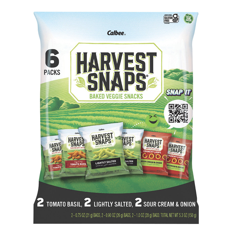 Wholesale Calbee Harvest Snaps Mixed Multipack 5.3 Oz 6 Ct Bulk