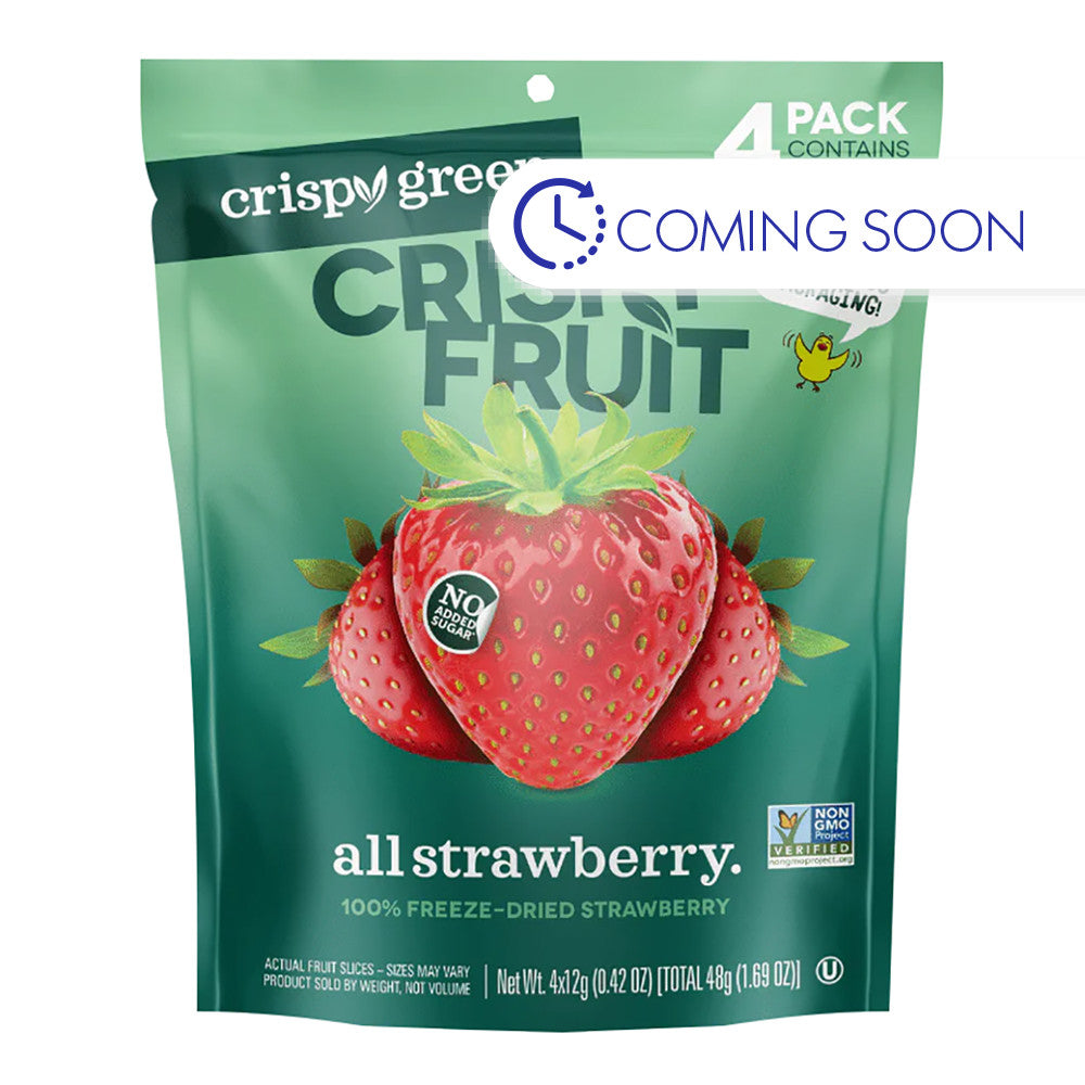Wholesale Crispy Green - Strawberry Multipk (4Ct) - 1.69Oz- Bulk