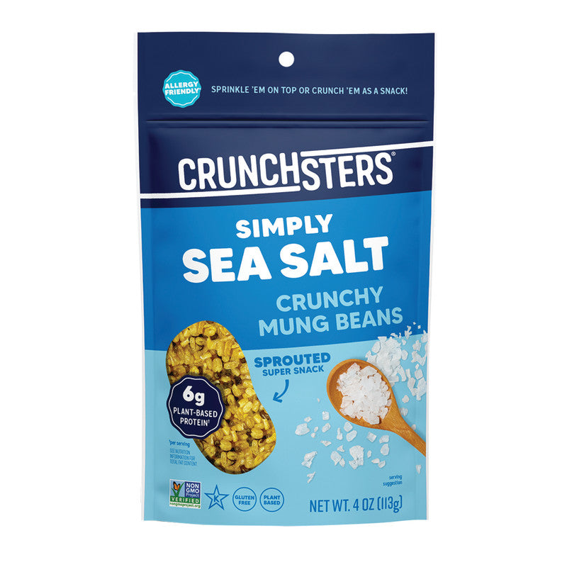 Wholesale Crunchsters Sea Salt 4 Oz Pouch - 6ct Case Bulk