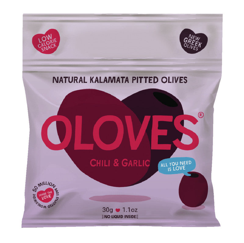 Wholesale Oloves Pitted Kalamata Olives Chili And Garlic 1.1 Oz- Bulk