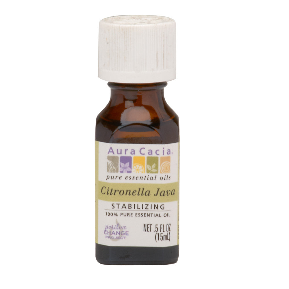 Aura Cacia Essential Citronella Oil  0.5 Oz Bottle