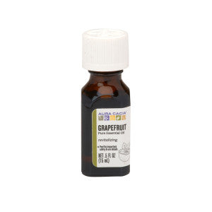 Wholesale Aura Cacia Essential Grapefruit Oil 0.5 Oz Bottle- Bulk
