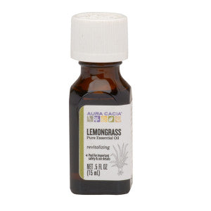 Wholesale Aura Cacia Essential Lemongrass Oil 0.5 Oz Bottle Bulk