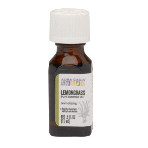 Wholesale Aura Cacia Essential Lemongrass Oil 0.5 Oz Bottle- Bulk