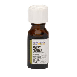 Wholesale Aura Cacia Essential Sweet Orange Oil 0.5 Oz Bottle Bulk