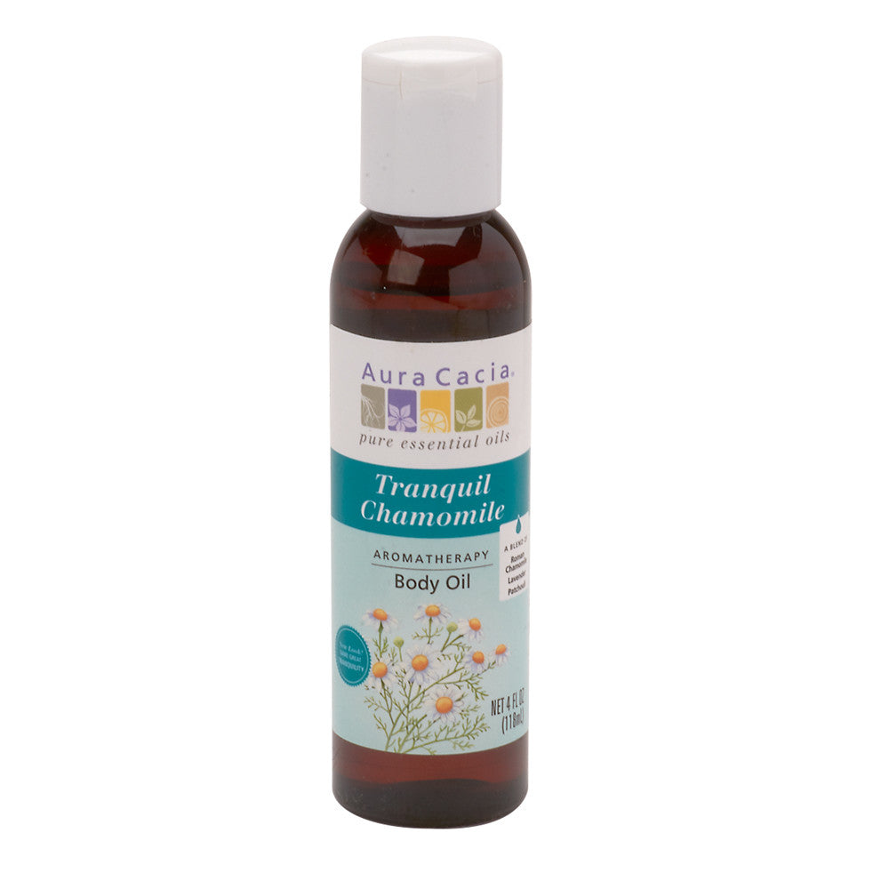Wholesale Aura Cacia Tranquil Chamomile Body Oil 4 Oz Bottle- Bulk