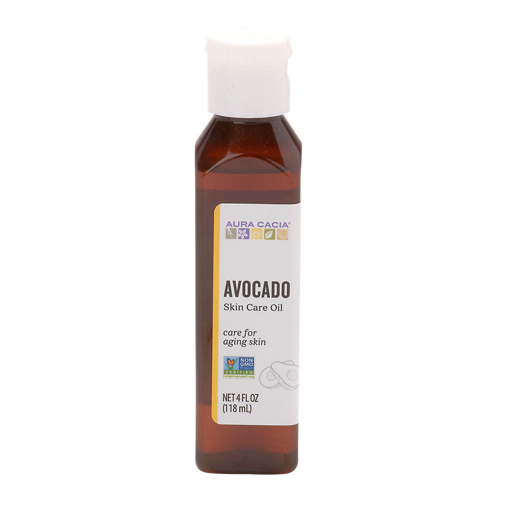 Aura Cacia Avocado Skin Care Oil 4 Oz Bottle