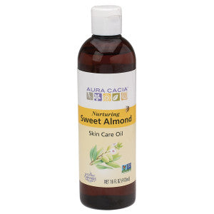 Wholesale Aura Cacia Sweet Almond Skin Care Oil 16 Oz Bottle Bulk