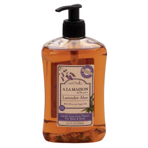 Wholesale A La Maison Lavender Aloe Liquid Soap 16.9 Oz Pump Bottle- Bulk
