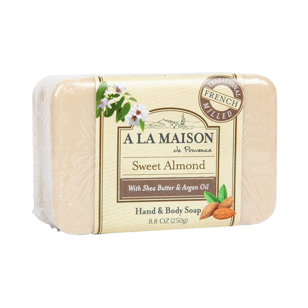 A La Maison Sweet Almond Solid Soap 8.8 Oz Bar