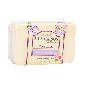Wholesale A La Maison Rose Lilac Solid Soap 8.8 Oz Bar 1ct Each Bulk