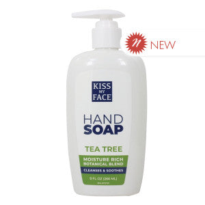 Wholesale Kiss My Face Tea Tree Moisturizer 9 Oz Hand Soap- Bulk