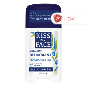 Wholesale Kiss My Face Active Fragrance Free Stick 2.48 Oz Deodorant 1ct Each- Bulk