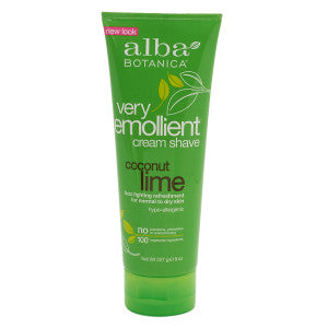 Wholesale Alba Botanica Coconut Lime Shave Cream 8 Oz Tube- Bulk