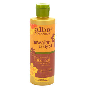 Wholesale Alba Botanica Kukui Nut Origin Body Oil 8.5 Oz Bottle- Bulk