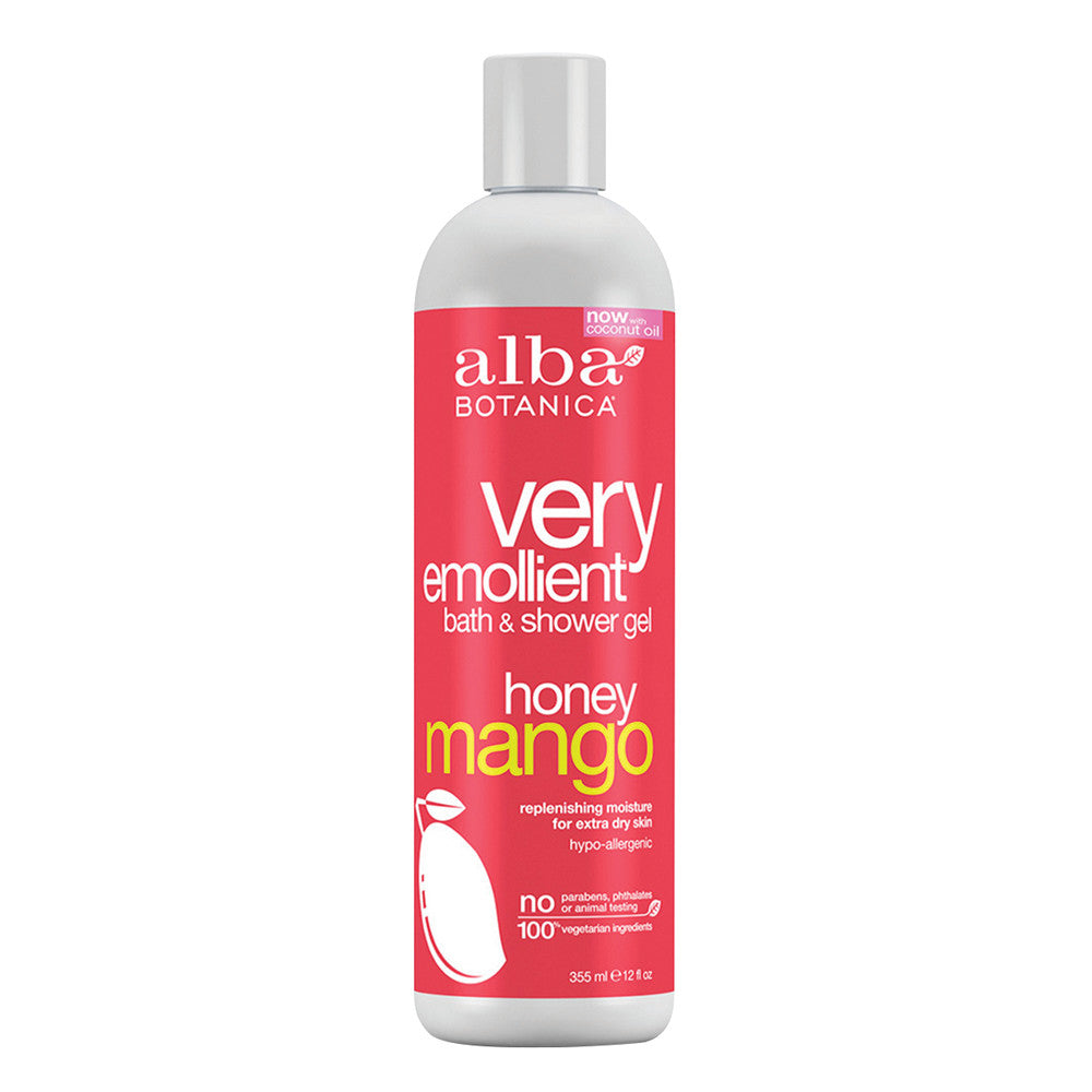Wholesale Alba Botanica Emollient Honey Mango Bath Shower Gel 12 Oz Bottle Bulk