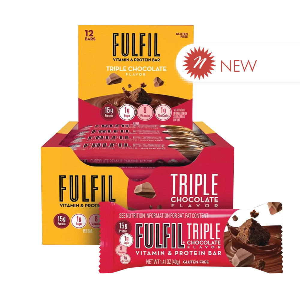 Wholesale Fulfil Triple Chocolate 1.41 Oz Bulk