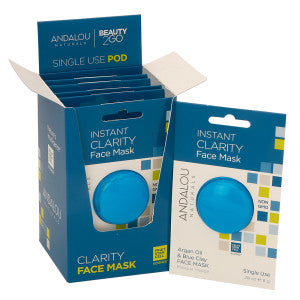 Wholesale Andalou - Instant Clarity Clay Mask - .28Oz - 6Ct - 6/Cs 6ct Box Bulk