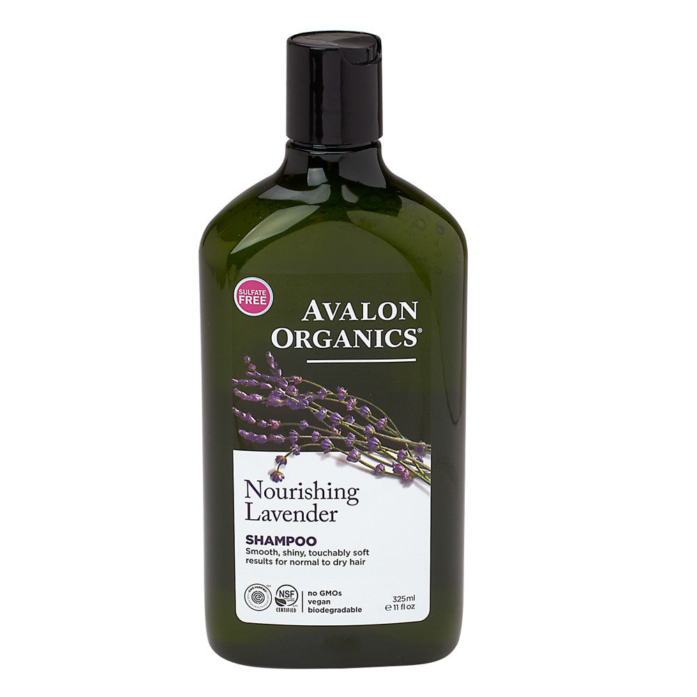 Avalon Organics Nourishing Lavender Shampoo 11 Oz Bottle