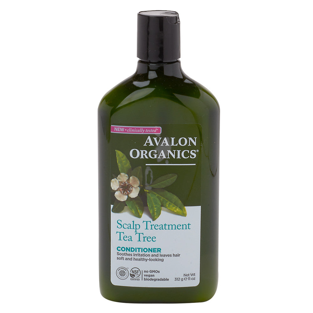 Avalon Organics Tea Tree Scalp Treatment Conditioner 11 Oz Bottle