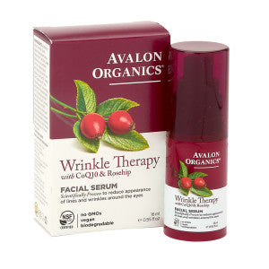 Wholesale Avalon Organics Wrinkle Therapy Coq10 With Rosehips Facial Serum 0.55 Oz Spray Bulk