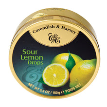 Wholesale Cavendish & Harvey Sour Lemon Drops 5.3 Oz Tin- Bulk