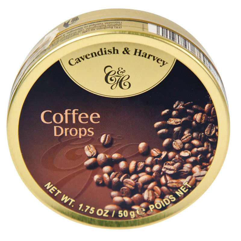 Wholesale Cavendish & Harvey Coffee Drops 1.75 Oz Tin Bulk