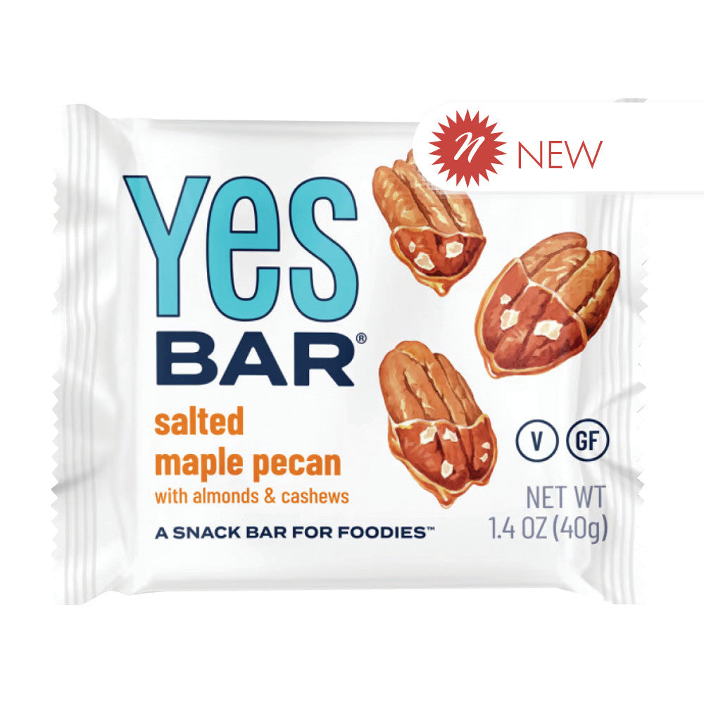 Wholesale Yes Bar Salted Maple Pecan 1.4 Oz- Bulk