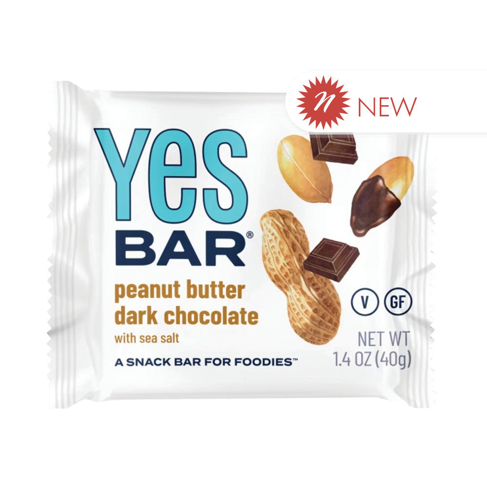 Wholesale Yes Bar Peanut Butter Dark Chocolate 1.4 Oz Bulk