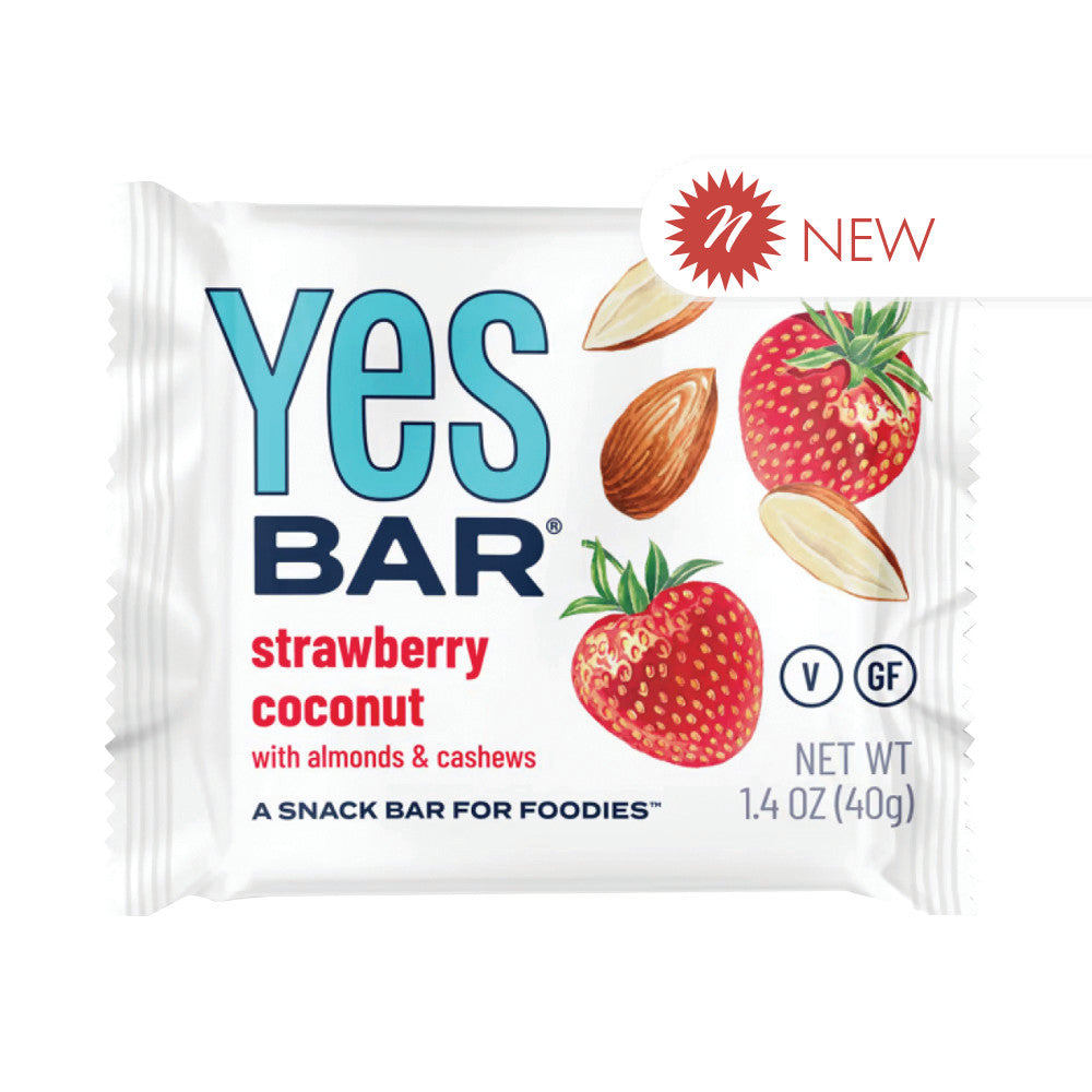 Wholesale Yes Bar Strawberry Coconut 1.4 Oz Bulk