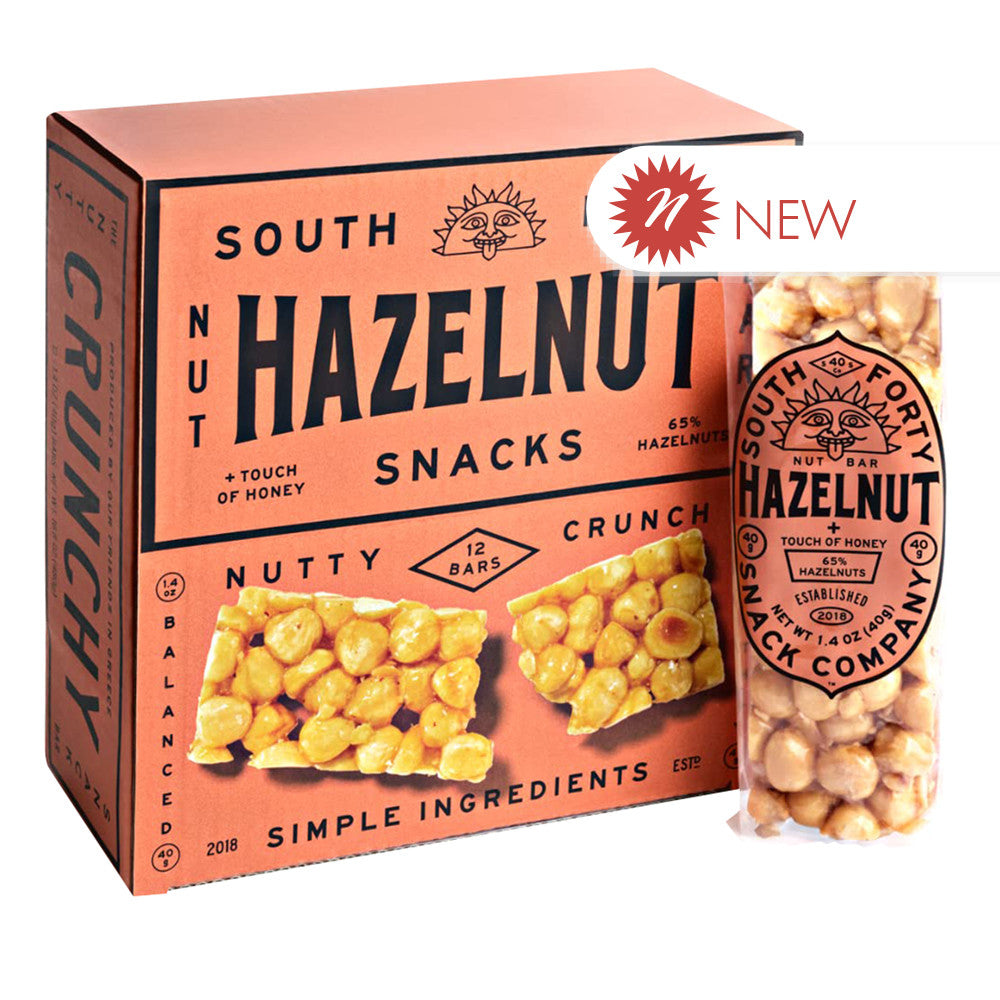 Wholesale South Forty Hazelnut Nut 1.4 Oz Bars- Bulk