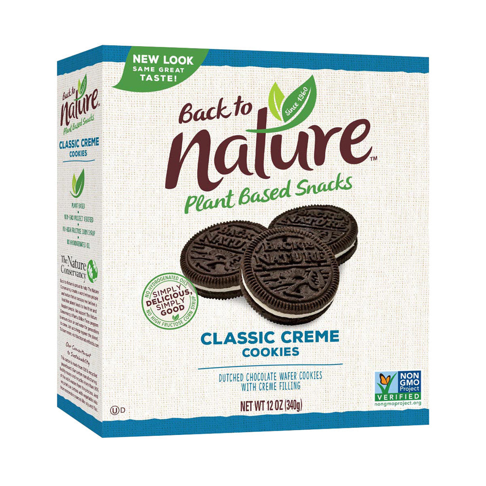 Wholesale Back To Nature Classic Creme Cookies 12 Oz Box Bulk