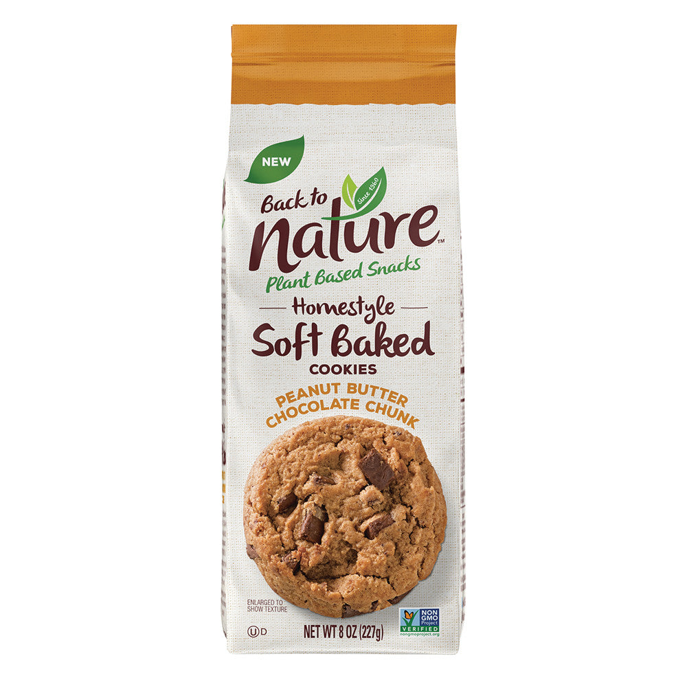 Wholesale Back To Nature Homestyle Peanut Butter Chocolate Chunk Cookie 8 Oz Bulk