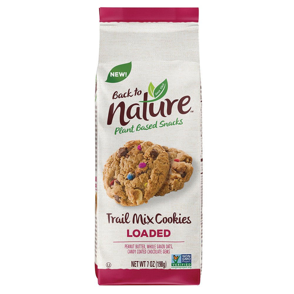 Wholesale Back To Nature Loaded Trail Mix Cookies 7 Oz-6ct Case Bulk