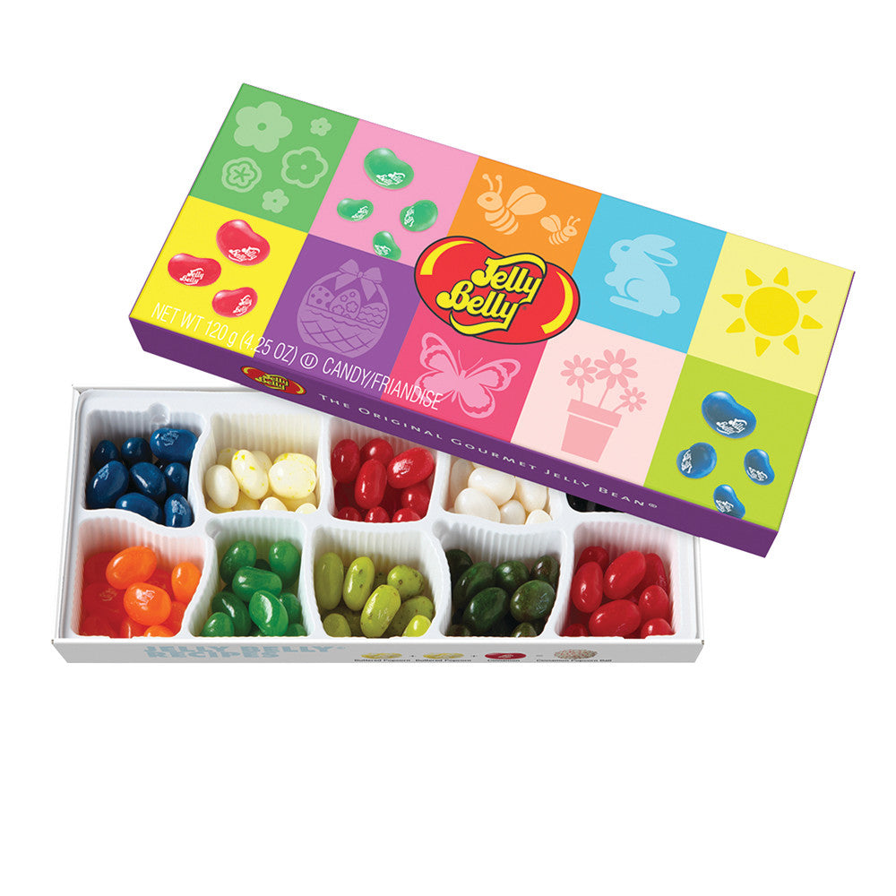 Jelly Belly 10 Flavor Jelly Beans Spring 4.25 Oz Gift Box