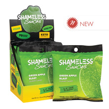 Wholesale Shameless Snacks Green Apple Blast Gummy Candy 1.08 Oz Bag- Bulk